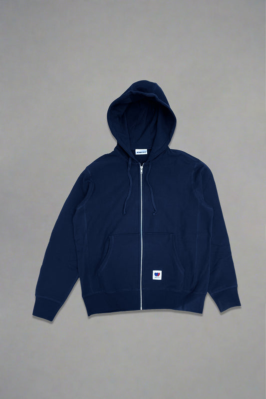 Zip-Up Hoodie - Navy